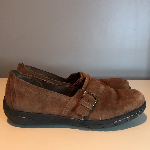 Croft Barrow Shoes Casual Slip On Loafers Brown Leather Closed Toe - Picture 2 of 14